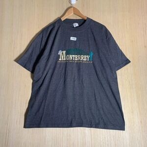 Vintage Monterrey Mexico Shirt Adult Large Grey Short Sleeve Men's Pullover Y2K